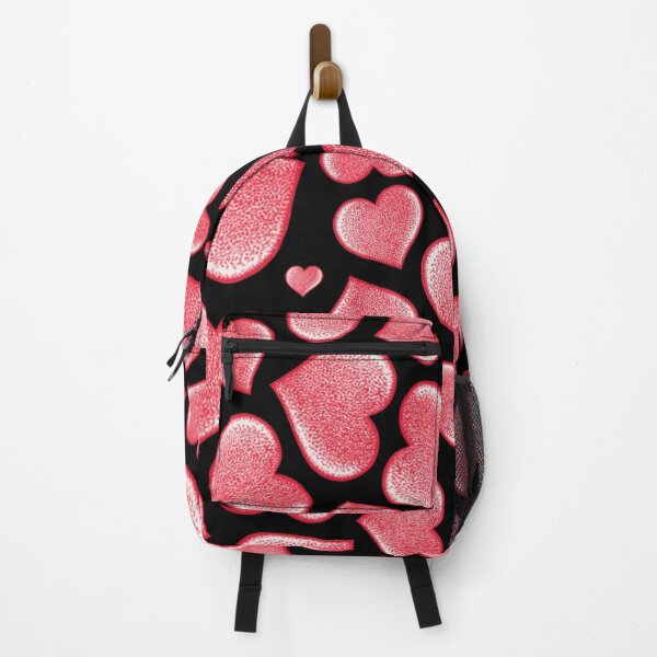 Item preview, Valentine's day red hearts pattern design gift ideas pointillism painting designed and sold by MitoP.