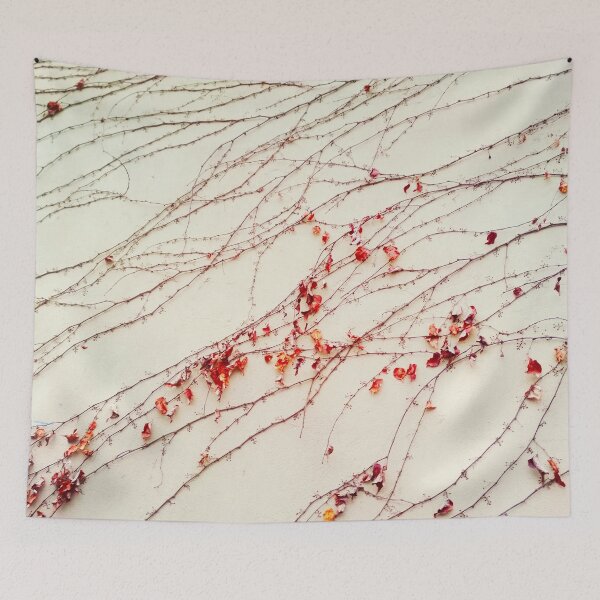 Item preview, Natural background, vine twisting and bending across the surface of a wall  designed and sold by helenkaiy.