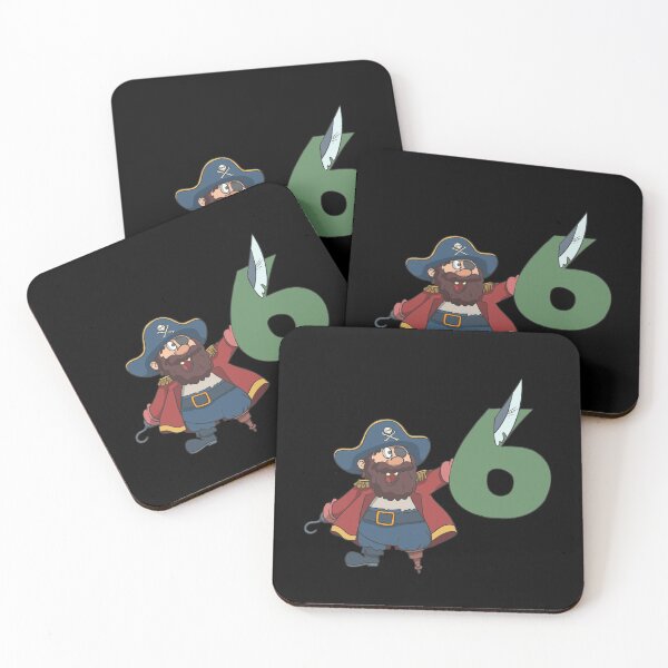 Item preview, Children's 6th birthday present with pirate designed and sold by Monkey Ful.