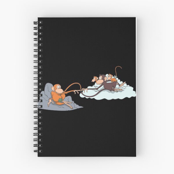 Item preview, Monkey Adam in the clouds designed and sold by Monkey Ful.