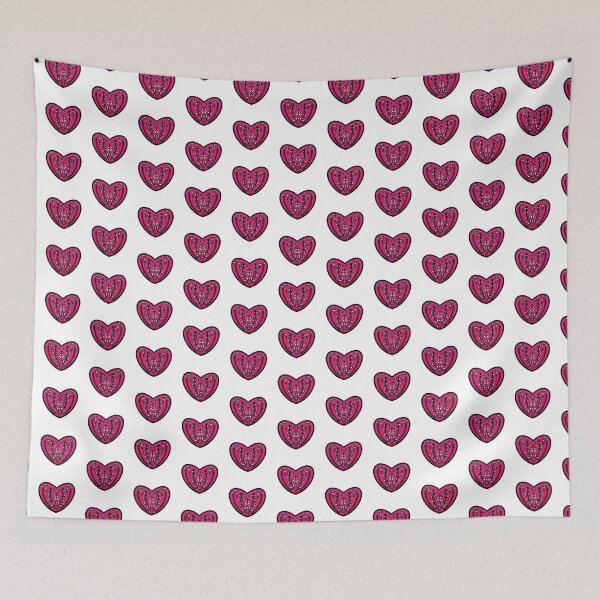 Item preview, Folk Heart - Pink designed and sold by ShareJoy.