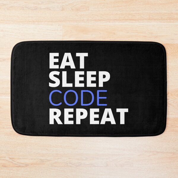 Item preview, Eat Sleep Code Repeat designed and sold by HobbyRoost.