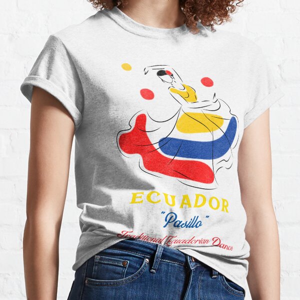 Pasillo, Danza Tradicional Ecuatoriana - Ecuador Camiseta clásica