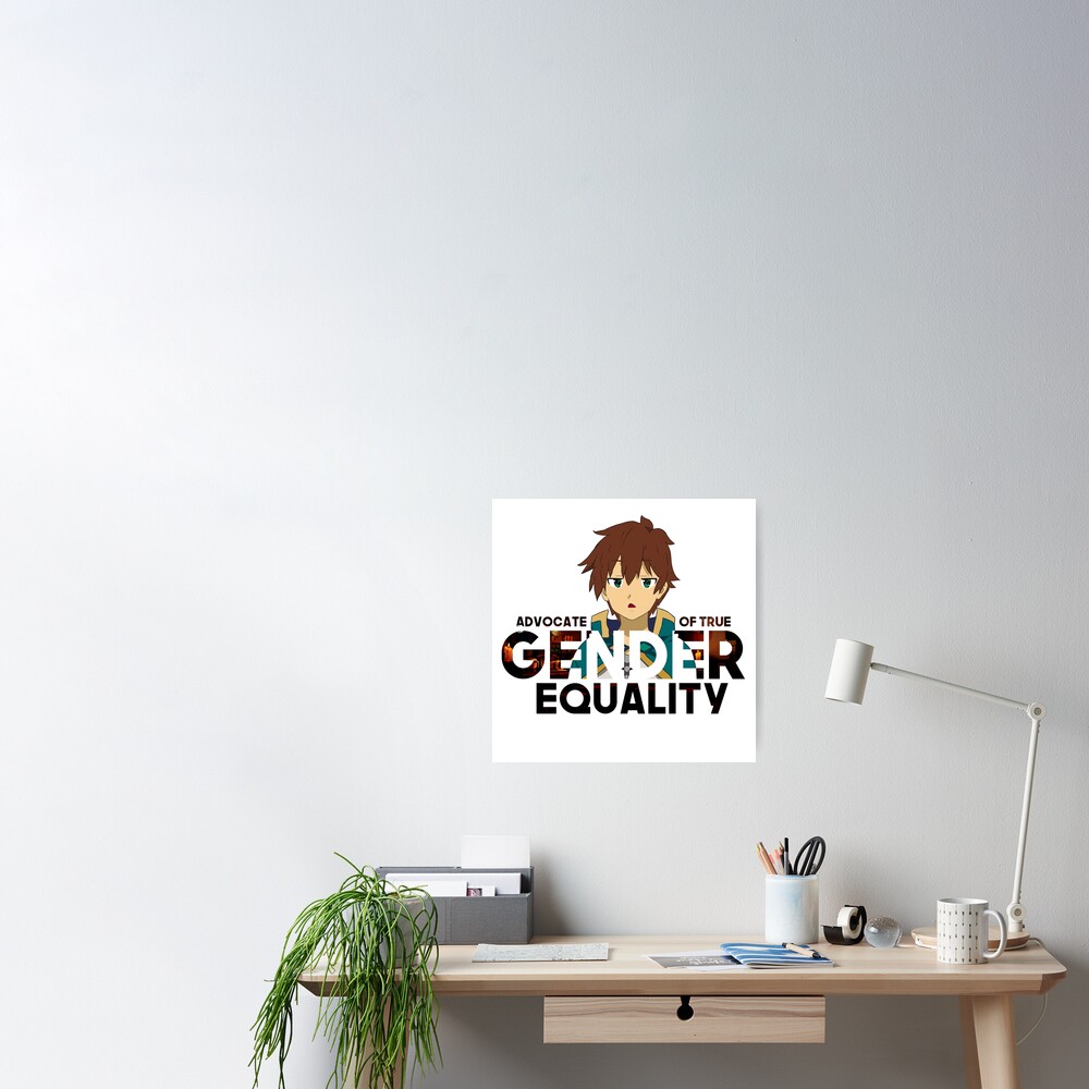 Konosuba Kazuma of Gender Equality Poster