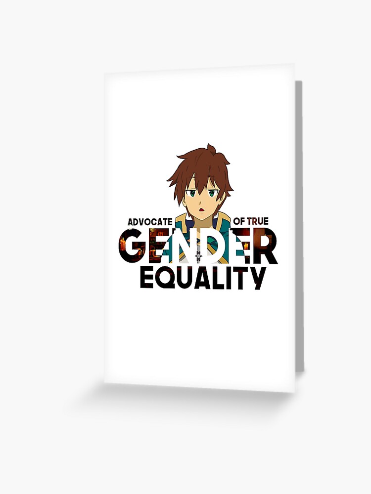 Konosuba Kazuma of Gender Equality Poster