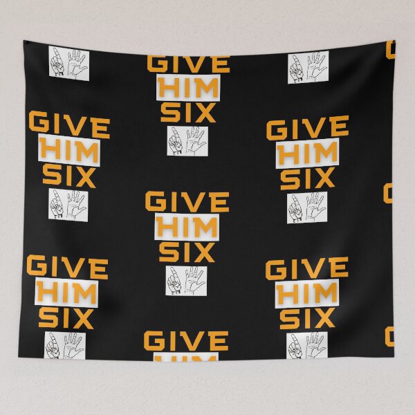 Item preview, Give Him Six designed and sold by PrintexDesigns.