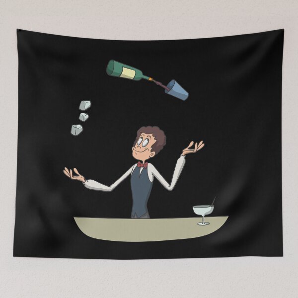 Item preview, Bartender juggler bottle and cocktail designed and sold by Monkey Ful.