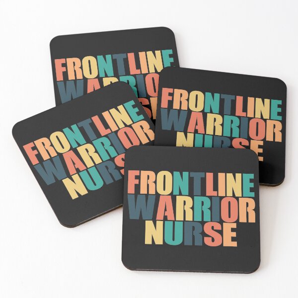 Item preview, Frontline Warrior Nurse, Sunset color design! designed and sold by Henri Vellart.