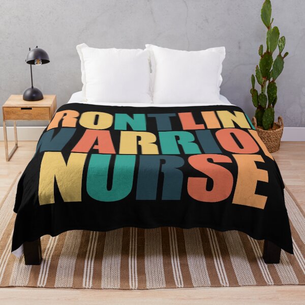 Item preview, Frontline Warrior Nurse, Sunset color design! designed and sold by Henri Vellart.