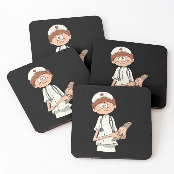 Item preview, Nurse with file and stethoscope designed and sold by Monkey Ful.