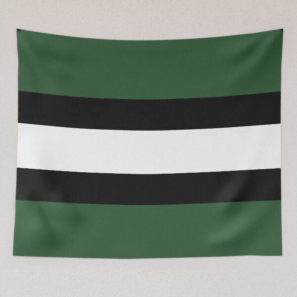 Item preview, Green ,white ,black stripes designed and sold by Sharon111.