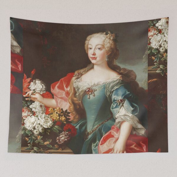 Item preview, Mariana Victoria de Borbón y Farnesio, Reina consorte de Portugal portrait designed and sold by Vintage Designs +.