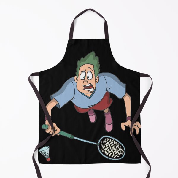 Item preview, Badminton player jumping designed and sold by Monkey Ful.