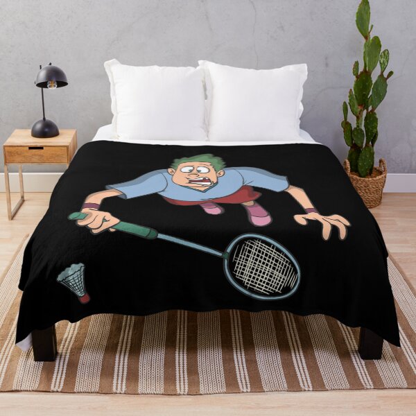 Item preview, Badminton player jumping designed and sold by Monkey Ful.
