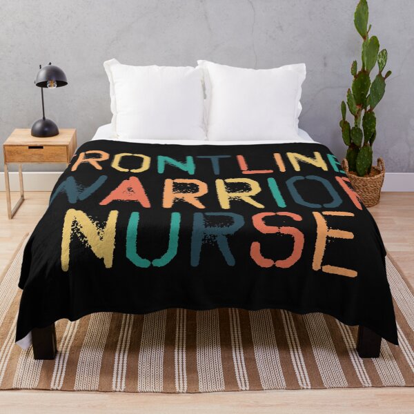 Item preview, Frontline Warrior Nurse, Sunset color design! Spray Paint Style! designed and sold by Henri Vellart.