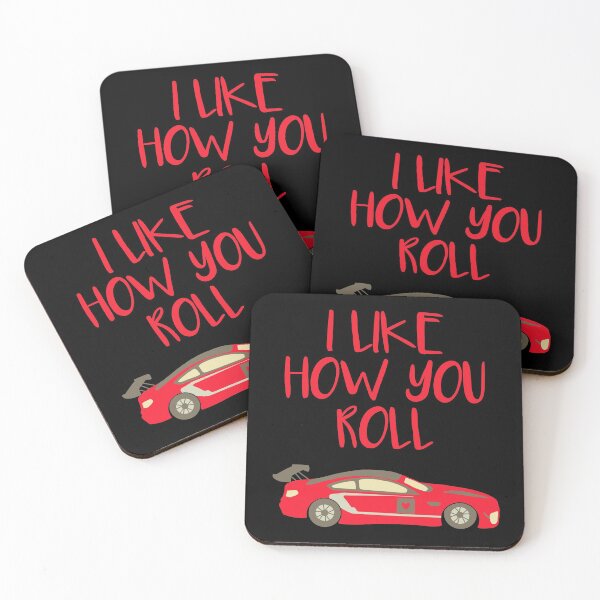 Item preview, I Like How You Roll Cute Valentine Slot Car Racing Gift designed and sold by JokeGysen.
