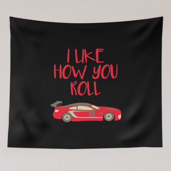 Item preview, I Like How You Roll Cute Valentine Slot Car Racing Gift designed and sold by JokeGysen.