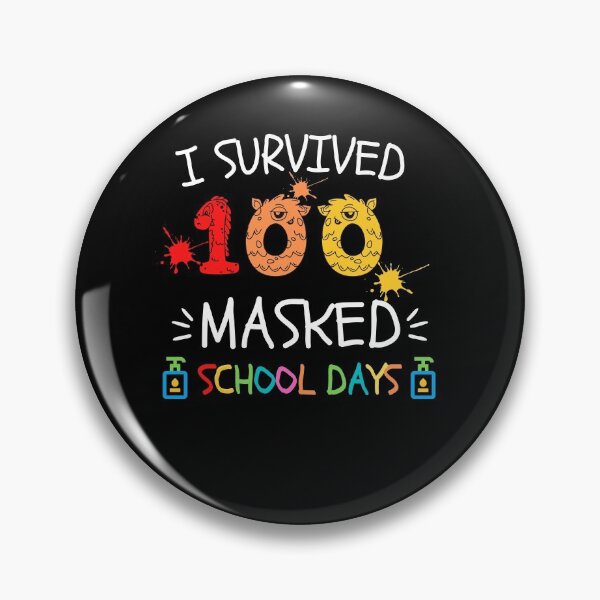 Item preview, I Survived 100 Masked School Days Teacher or Student Gift designed and sold by YourgiftShop.