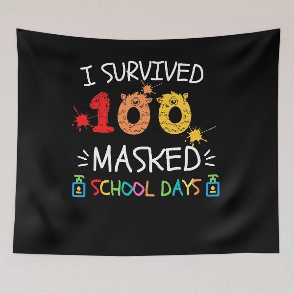 Item preview, I Survived 100 Masked School Days Teacher or Student Gift designed and sold by YourgiftShop.
