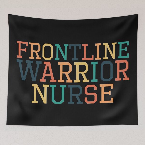 Item preview, Frontline Warrior Nurse, Sunset color design! School Style! designed and sold by Henri Vellart.