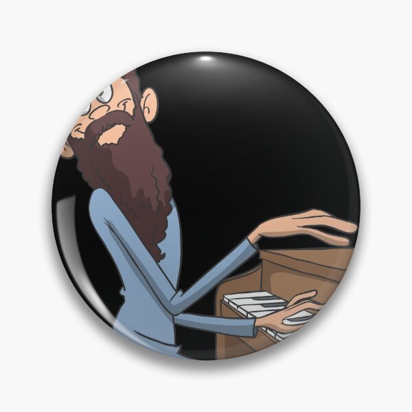 Item preview, Rock piano player with beard designed and sold by Monkey Ful.