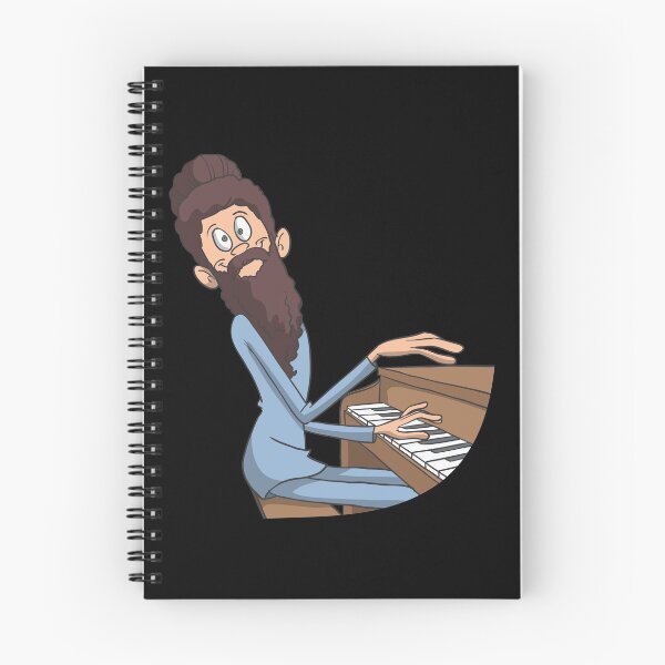 Item preview, Rock piano player with beard designed and sold by Monkey Ful.