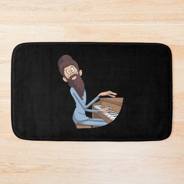 Item preview, Rock piano player with beard designed and sold by Monkey Ful.
