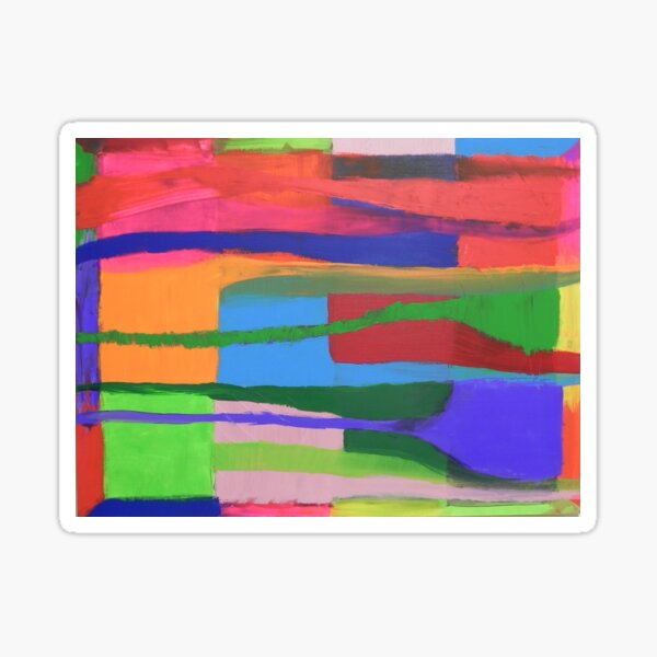 Landscape of Color Sticker