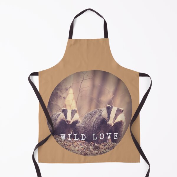 Item preview, Wild Love Badger Cute Woodland Animal Wild Forest Creature Nature romantic designed and sold by BohoStudio.