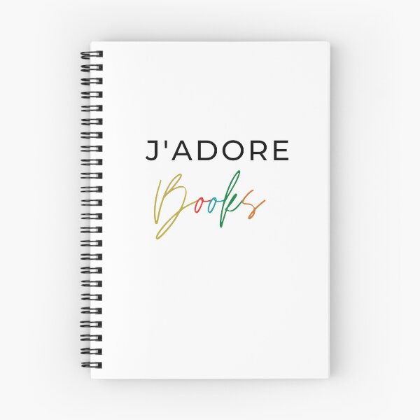 Item preview,   "J'adore books" ...!!  designed and sold by The Bookworm Store.