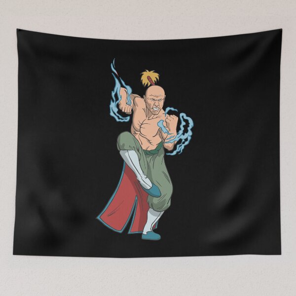 Item preview, Fantasy monk fighter frosty fists designed and sold by Monkey Ful.
