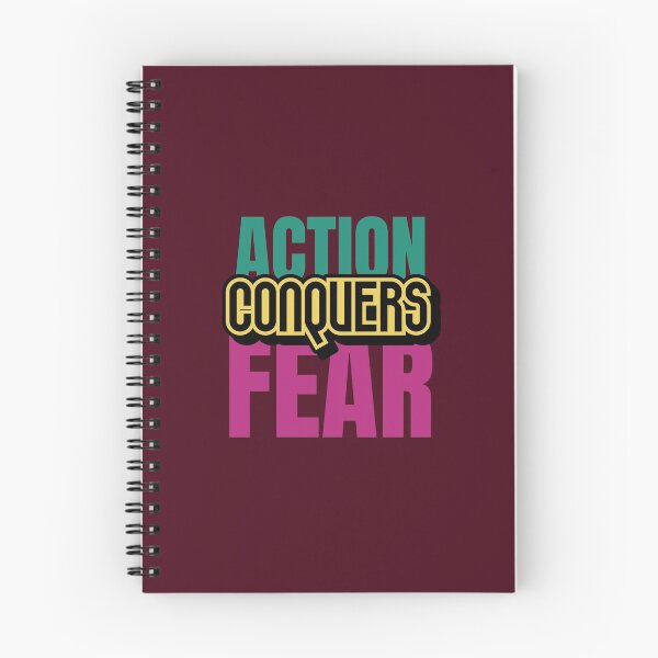 Item preview, Action Conquers Fear designed and sold by retro87tee.
