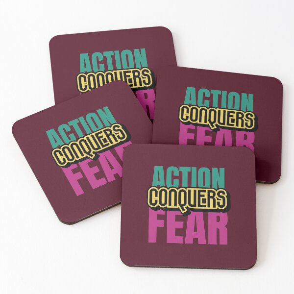 Item preview, Action Conquers Fear designed and sold by retro87tee.