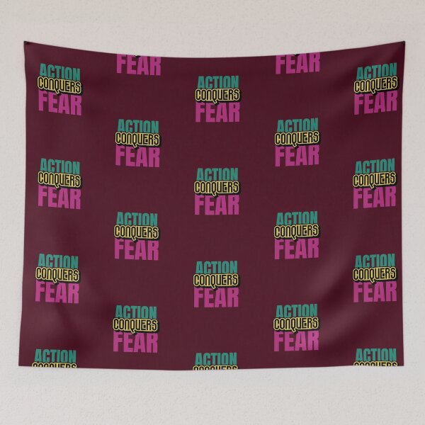 Item preview, Action Conquers Fear designed and sold by retro87tee.