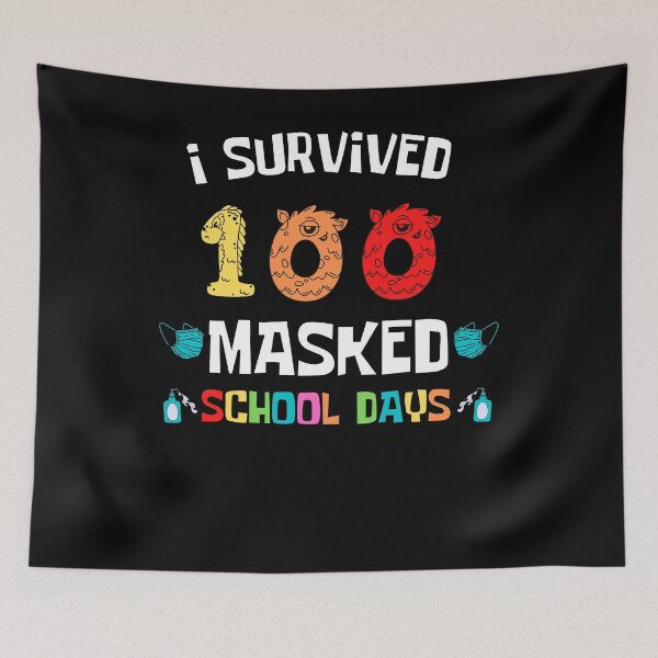 Item preview, I Survived 100 Masked School Days - 100 Days Of School 2021 designed and sold by YourgiftShop.