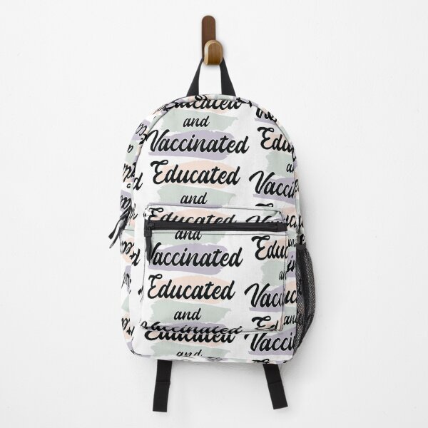 Item preview, Educated And Vaccinated - Colorful Text designed and sold by TheMajesticGoat.