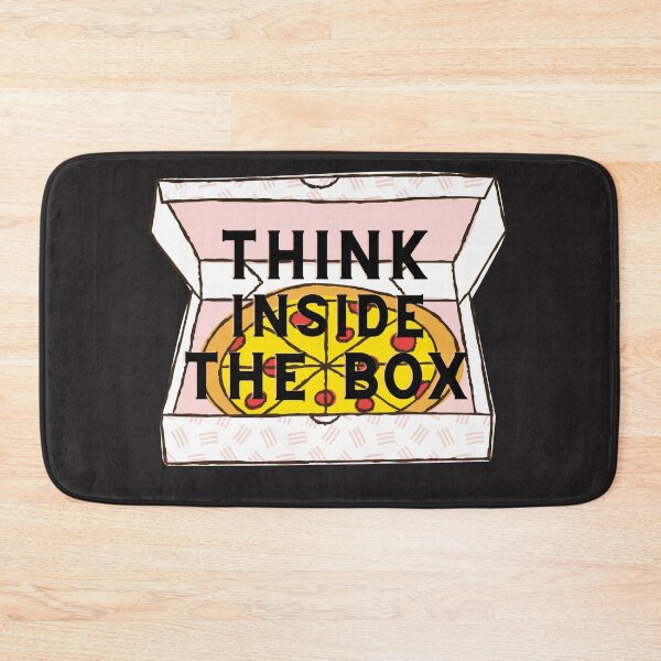 Item preview, THINK, INSIDE THE BOX, PIZZA BOX, INTELLECT,  designed and sold by R B Chrystal.