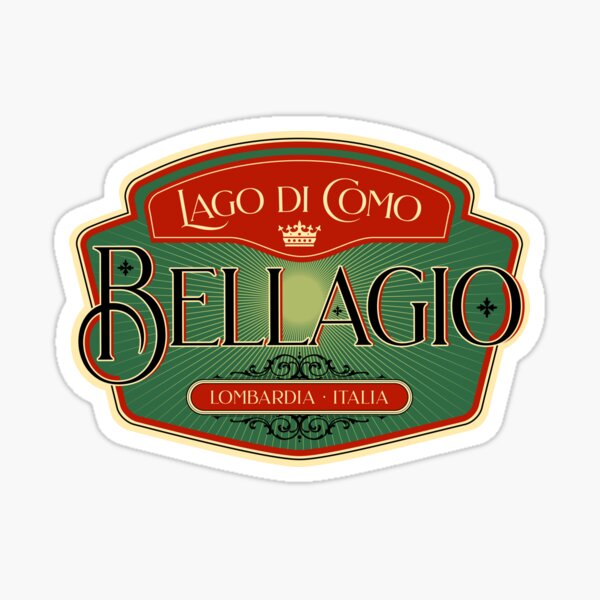 Vista previa del artículo con la obra «Bellagio Lago Di Como Camiseta original RoadTrooper + Diseño de pegatina 2021», diseñado y vendido por ROADTROOPER.