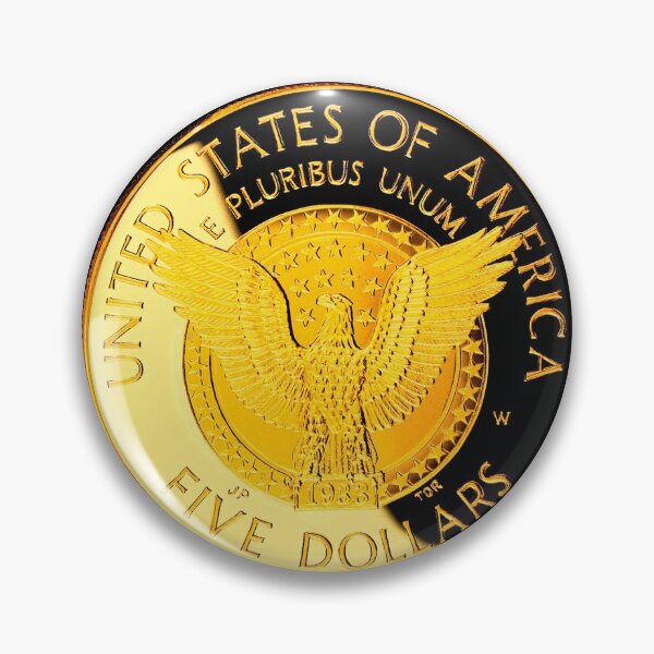 Item preview, Coin Collector $5 Gold Coin Franklin D Roosevelt Gold Five Dollar  designed and sold by RandomWeird.
