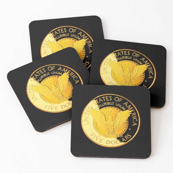 Item preview, Coin Collector $5 Gold Coin Franklin D Roosevelt Gold Five Dollar  designed and sold by RandomWeird.