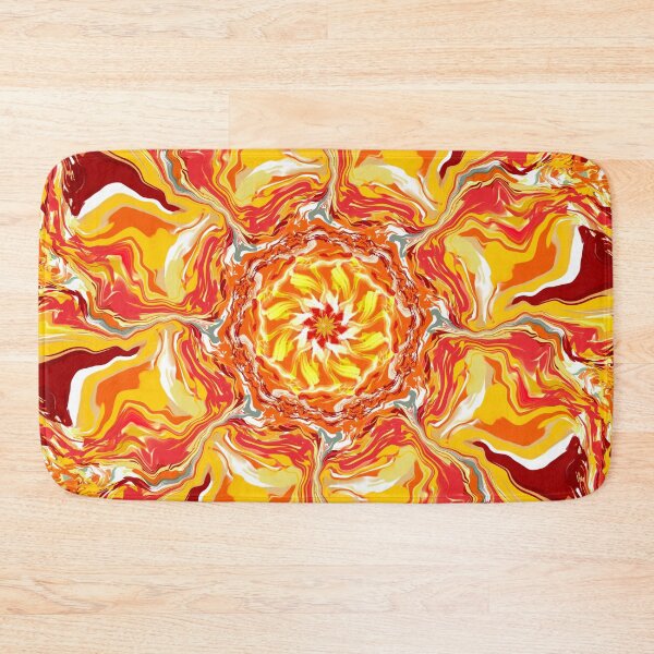 Item preview, Bright sunflower abstract effect painting  designed and sold by Diane Hunter Art.