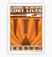 Time War Propaganda II Sticker