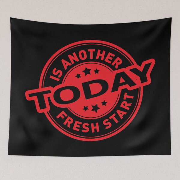 Item preview, Today Is Another Fresh Start Red - Motivational designed and sold by Andantino.