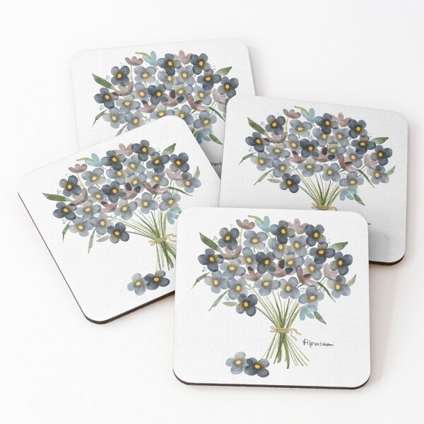 Item preview, Forget Me Nots Bouquet for a Friend designed and sold by Filomena Jack.