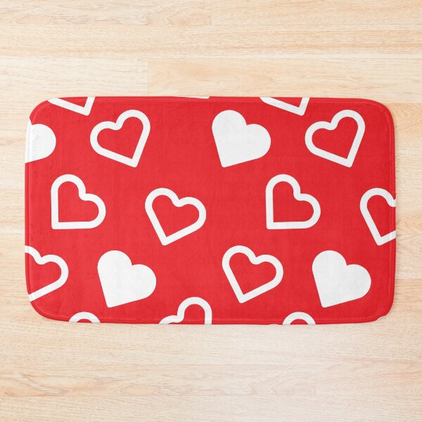 Item preview, Red Heart Love pattern design minimal designed and sold by ColorByAli.