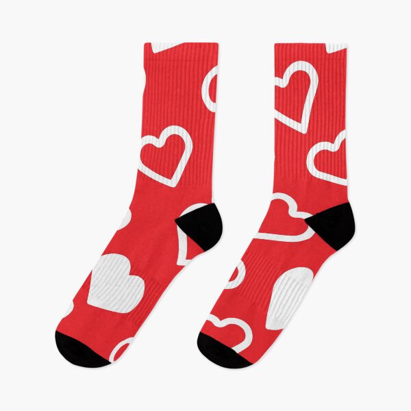 Item preview, Red Heart Love pattern design minimal designed and sold by ColorByAli.