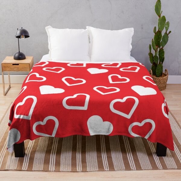 Item preview, Red Heart Love pattern design minimal designed and sold by ColorByAli.