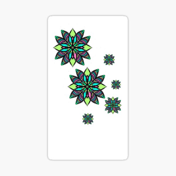 floral nish 2 Sticker