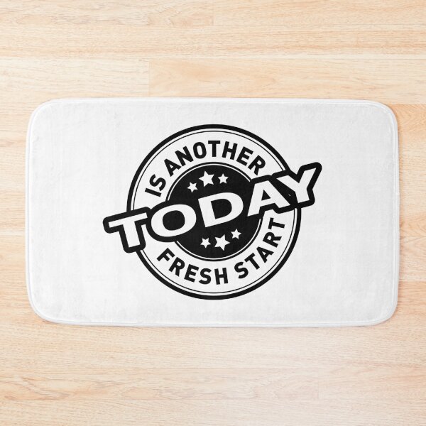 Item preview, Today Is Another Fresh Start Black - Motivational designed and sold by Andantino.