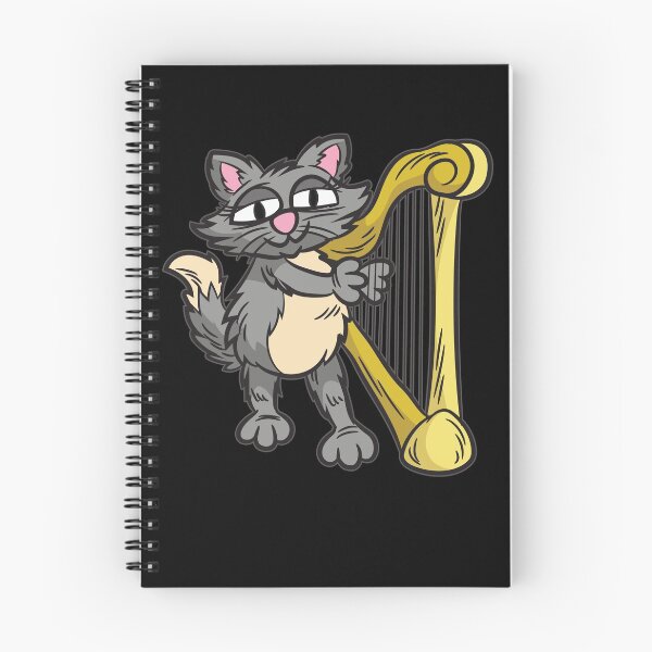 Item preview, Cat playing Harp designed and sold by Moonpie90.